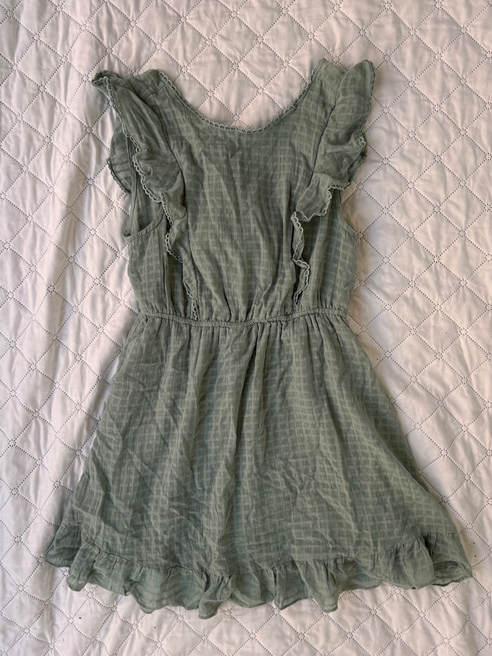 Sage Green Cotton Dress
